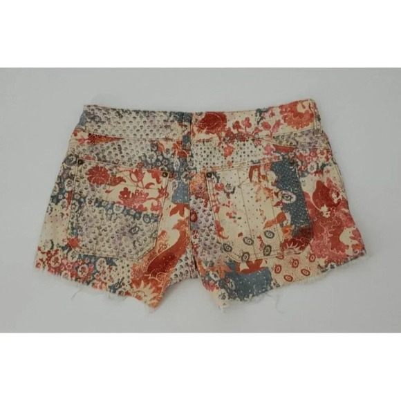 Anthropologie Pilcro the Wanderer Paisley Low-Rise Shorts Size 27 - Picture 5 of 10